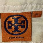 Tory Burch Cropped Slim Bootcut Denim Pants Low Rise Jeans Women Size 25 Photo 3