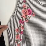 American Eagle AE Soft and Sexy tank top with floral embroidery 
Size L Photo 1
