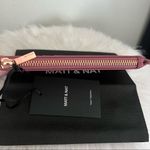 Matt & Nat‎ Loom Vegan Leather Wallet, Clutch. Zip Top, Purple/Pink, Mauve NWT Purple Photo 4