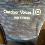 Outdoor Voices TechSweat Cropped Bra Workout Top Navy size xsmall Photo 5