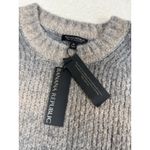 Banana Republic  M VERNICE Alpaca OMBRÉ SWEATER Spacedye Crew Gray Photo 4