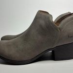 B.O.C. Celosia Block Heel Ankle Boots in Light Grey PU Gray Size 7.5 Photo 0