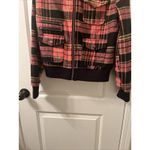 Blac Label Women's Juniors Plaid Flannel Full Zip Coat Jacket Size L Multi Photo 6
