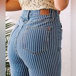 Judy Blue ® Ultra High Rise Super Flare Jean In Pin Stripe Photo 4
