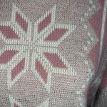Vintage Adele Knit 80’s Snowflake Ski Sweater Knit Size L Photo 5