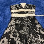 IvaNova Boutique Lace Overlay Strapless Elegant Black and Dress Size 6 Photo 6