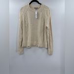 J.Crew  Cotton cable-knit crewneck sweater Photo 3
