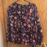 Lucky Brand  long sleeve floral shirt size large Photo 0