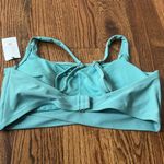 Shade & Shore Blue Classic Bikini Top Size Large New with Tags Photo 4