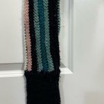 Aisling Camps Multicolor Striped Palm Cropped Sweater Size Small $540 Black Photo 2