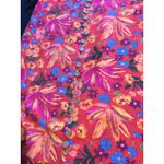 Maison D'amelie Floral Button Front Skirt RedPinkBlue Orange Midi Womens Skirt M Red Size M Photo 1