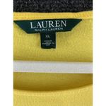 Ralph Lauren $69  Women's T-Shirt Top Crewneck 3/4 Sleeve Yellow Size XL Photo 1