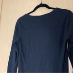 Columbia Black Waffle Henley Long Sleeve Size Small Photo 6