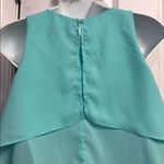 Forever 21 Forever Twenty One Flowy Tiered Sea Green Sleeveless Top Small Bohemian… Photo 8