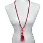 Kate Spade NWT  The Swing Things Tassel Pink Necklace Photo 0