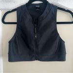 Chromat Swim Bra Top in Black Zip Front Size Medium Photo 0