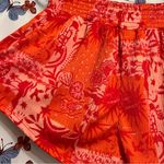 No Boundaries  Vibrant Red and Orange Shorts Photo 2
