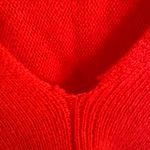 Minnie Rose  coral red cashmere poncho Photo 1