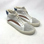 Madewell  Sidewalk High-Top Sneakers‎ Colorblock Leather White Brown Size US 9 Photo 5