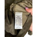 J. America Kori America Women's Top Half Zip Velvet Pullover Long Sleeve Green Small NWT Photo 3