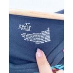 Patio Casuals Boho Patio Dress Small Black Embroidered Stretch Jersey Dress Midi Photo 3