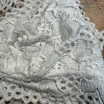 Aerie  medium white knit bralette super cute layers layering Photo 5