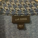 J.Jill Blue Cotton Houndstooth Blazer, Size S Photo 1
