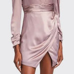 CINQ A SEPT • NANCY DRESS • METALLIC Purple Size 8 Photo 0