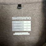 Shimano Womens Cycling Jersey Gray Brown Bike Shirt Short Sleeve 1/4 Zip Size XL Photo 1
