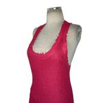 SER.O.YA Yonit Tank Dress in Watermelon Medium Womens Knit Distressed Mini Pink Photo 3