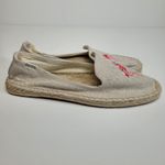 Soludos  ESPADRILLE FLAMINGO EMBROIDERED SMOKING SLIPPERS IN BEIGE 8 REVOLVE Photo 2