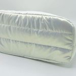 Soft Quilted Medium Tote Bag in White Photo 3