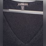 EXPRESS  V-Neck Bell Sleeve Ruched Sweater Black Midi Dress size XS Photo 1