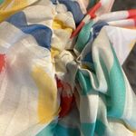 Pastel womens 80's drop waist taffeta big bow gathered geometric prom cocktail Blue Size undefined Photo 10