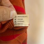 Merokeety  Women’s Cropped Sweater Size Medium Rust Pink Bat Wing Crewneck Photo 7