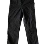 Talbots  Womens Black Denim Jeans Pants Classic Side Zip Skinny Capri 12 / 31 Photo 0