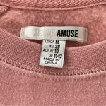 Amuse Society NWT‎  Playa Sweatshirt Fleece Crewneck Size Medium Photo 3