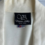 Vintage Victoria Ashley Cream Blazer Top Gold Buttons 7/8 Size M Photo 8