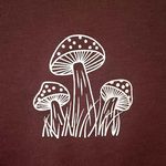 Romwe Brown Mushroom Collared Long Sleeve Sweatshirt Photo 4