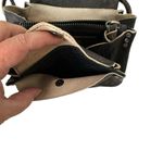 Free People  Distressed Black Leather Mini Crossbody Bag Photo 9