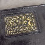 Coach  Poppy Wristlet Wallet Black Patent Leather Gold Zipper Y2K Photo 1
