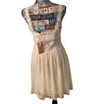 Chelsea and Violet  Off White Exotic Eighties Lace Dress Size Large Photo 3