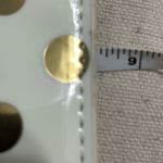 Kate Spade  Gold Polka Dot Pencil‎ Case with Ruler Cosmetic Case Photo 6