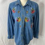 Bobbie & Brooks Vintage Bobbie brooks denim chambray embroidered shirt Photo 0