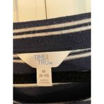 Time + Tru striped midi tie waist dress m Blue Size M Photo 2
