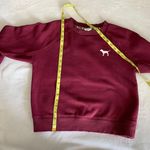 PINK - Victoria's Secret maroon pullover sweatshirt Photo 8