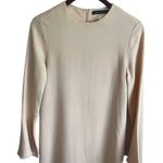 ZARA  Women Shift Mini Dress XS Pastel Orange 3/4 Bell Sleeve Soft Girl Fairy Y2K Photo 6