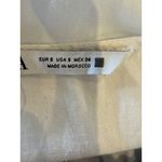 ZARA  Dress‎ Women Small White Linen Blend Short Puff Sleeve Babydoll Preppy Photo 8