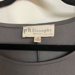 Philosophy taupe/gray swing dress size medium Photo 4