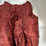 EXPRESS Long Sleeve Pussycat Bow Blouse Brown Size S Photo 7